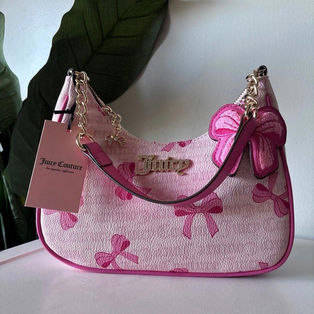 Juicy Couture pink bow shoulder bag purse TikTok
